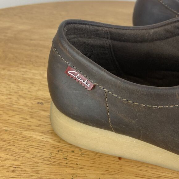 Clarks Padmora Women’s Brown Leather Lace Up Oxford Shoes Size 6M - Picture 4 of 7